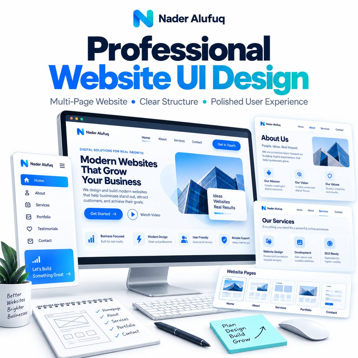 Professional Website UI Design